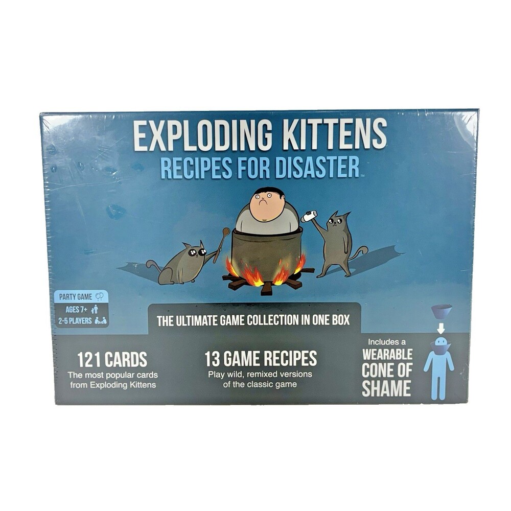 Exploding Kittens Deluxe Game Recipes for Disaster Ultimate Collection New
